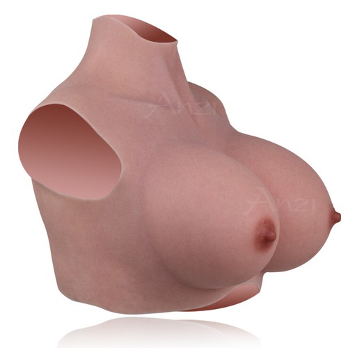 Realistic Silicone Breast Forms Fake Boobs Breast Plates B-H Cup Crossdresser - Afbeelding 7 van 12