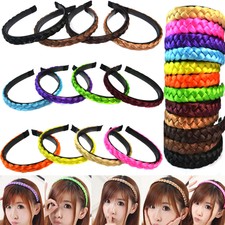 Braided Synthetic Plait Plaited Hair Band Headband Women Girls Hair Accessories  