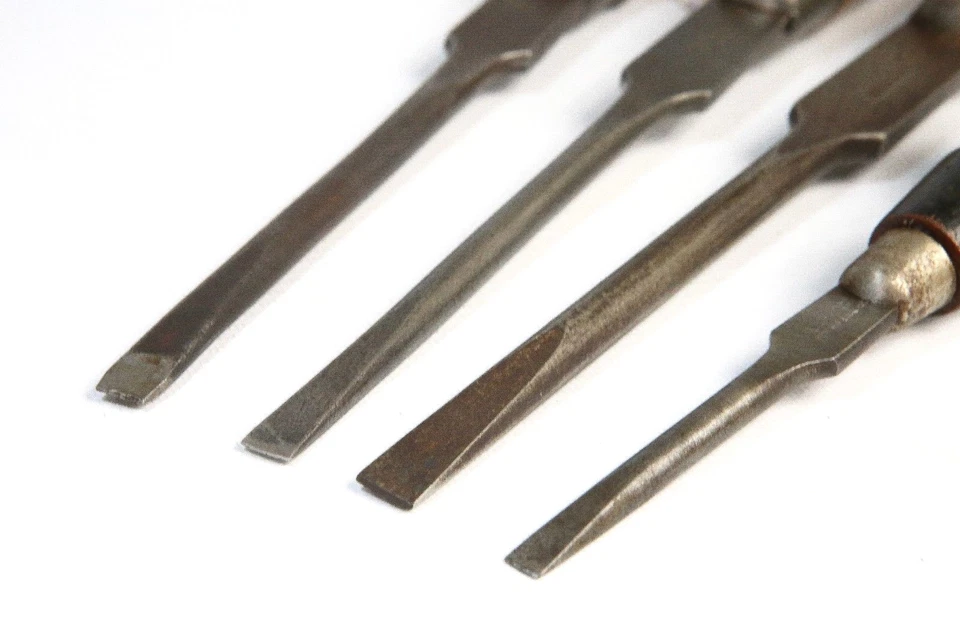 Vintage Set 4 Screwdrivers Footprint Fedco Cabinetmaking Made In England - Image 4 of 4