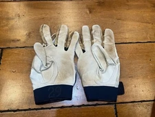 VINTAGE TPX LOUISVILLE BATTING GLOVES MLB GAME USED UNKNOWN PLAYER #29 XL