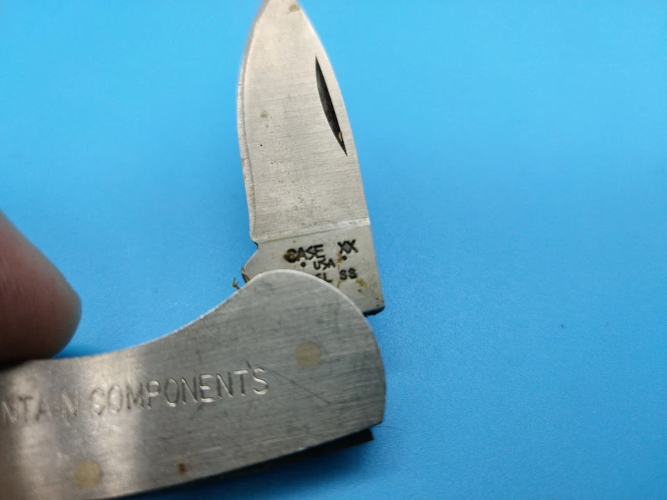 Navaja de Bolsillo Case 056L SS USADA Grabada Foto 3 de 4