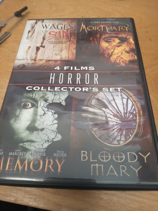 Horror Collector's 4 Films DVD Set Salvage, Mortuary, Memory Bloody Mary,Horror
