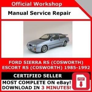 ford escort workshop manual pdf