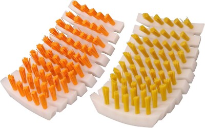 Brosse Kitchen Brush Vegetables Washing Curved Carrot 2pcs Made in Japan NEW