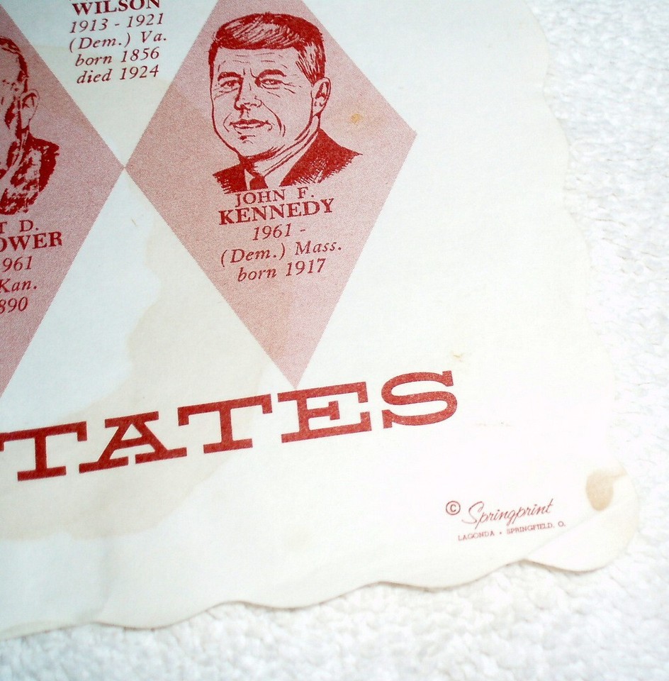 JOHN F KENNEDY RARE VINTAGE ANTIQUE POLITICAL PRESIDENTIAL ADVERTISING