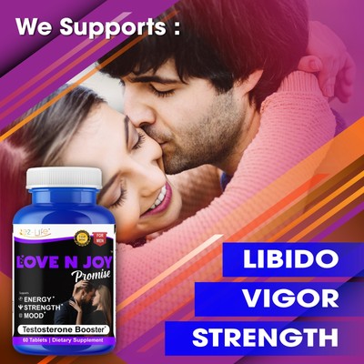 Male Enhancement Pills Testosterone Booster, Men Libido Booster Stamina Energy60