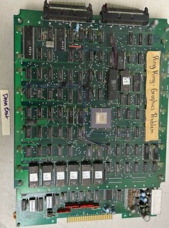 Ring King by Data East original non Jamma board tested has graphics problem
