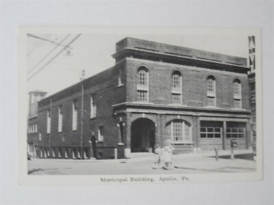 Apollo, Pennsylvania PA ~ Municipal Building  b/w ^