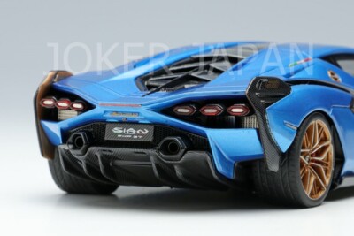 Make Up EIDOLON 1/43 Lamborghini Sian FKP 37 2019 Blue EM533D JDM
