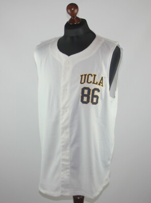 UCLA Herren Hemd weiß #86 Gr. L