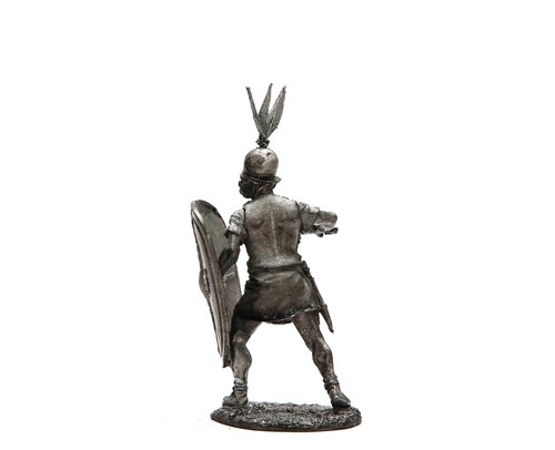 Tin 54mm Roman Triary 218-201 yr. BC. 2nd Punic War 1:32 Pewter Sculpture - Picture 4 of 5