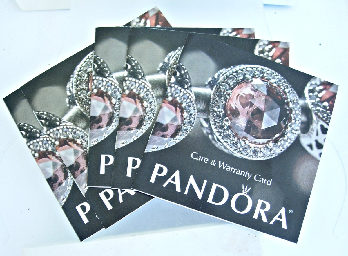 Pandora Care Card Instructions Authentic Pandora Booklet New | eBay