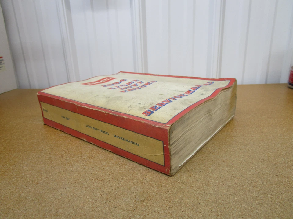 GMC C/K 1984 camioneta pickup Suburban Jimmy Van manual de servicio original 1500 2500 Foto 2 de 4