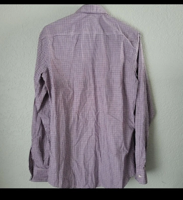 DSQUARED2 Camicia elegante uomo quadri quadri rosso navy bianco sporco Tg IT 50