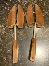 Vintage Cedar SHOE TREES Rochester Shoe Tree Co. 3 Heel Gene Split-Toe