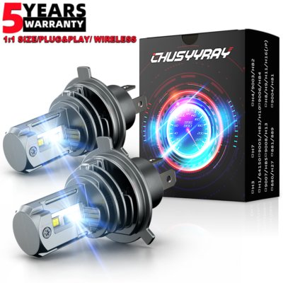 High Power HID LED Headlight H4 Bulbs for Kawasaki Ninja ZX7R 1991