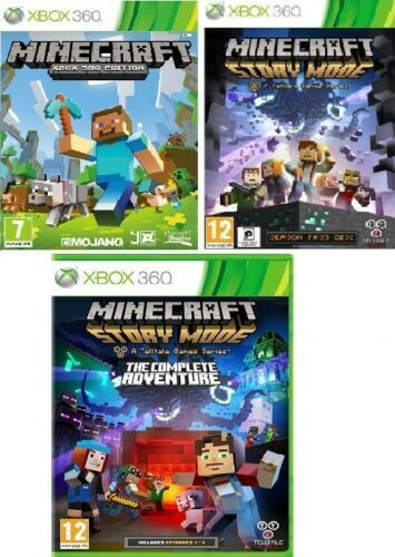 Minecraft Story Mode Xbox 360 Assorted/Bundle Games MINT - FAST