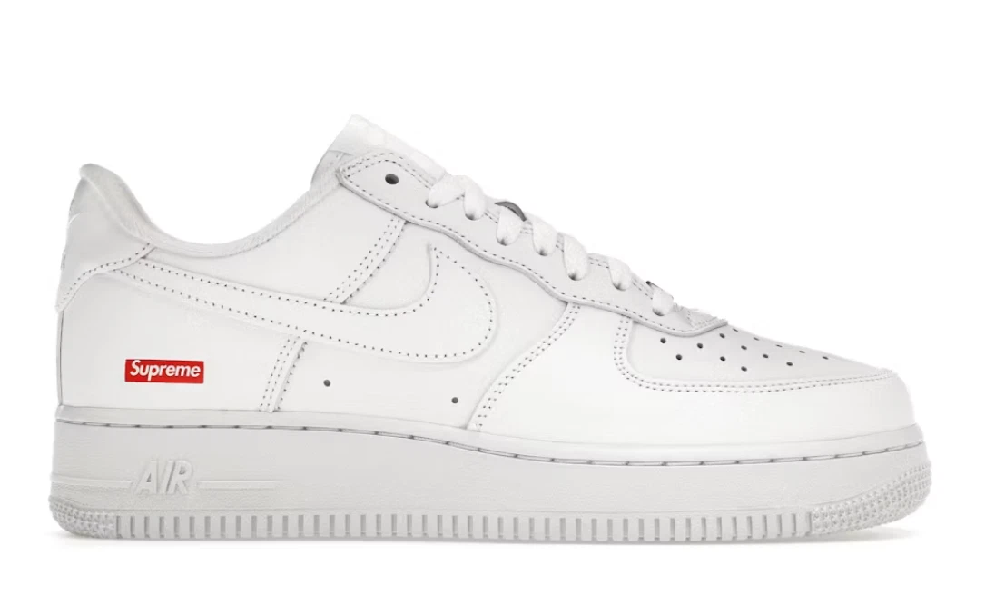 Nike Air Force 1 Low Supreme Blanc   En main et prêt à expédier !