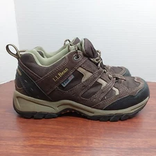 LL Bean Trail Model Hiker II Brown Hiking Shoes Mens 8.5 M Tek 2.5 Boots Dri-Lex
