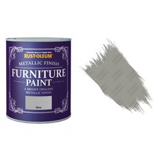 Rust-Oleum Chalky Furniture Paint Gloss Satin Matt Lacquer Metallic 125ml-750ml