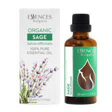 Organic Sage - Essential Oil, 100 Pure, Undiluted 1/3 Fl Oz - 1,7 Fl Oz 