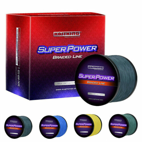 KASTKING SUPERPOWER BRAIDED FISHING LINE INCREDIBLE SUPERLINE MULTYCOLOR LINE - Foto 1 di 17