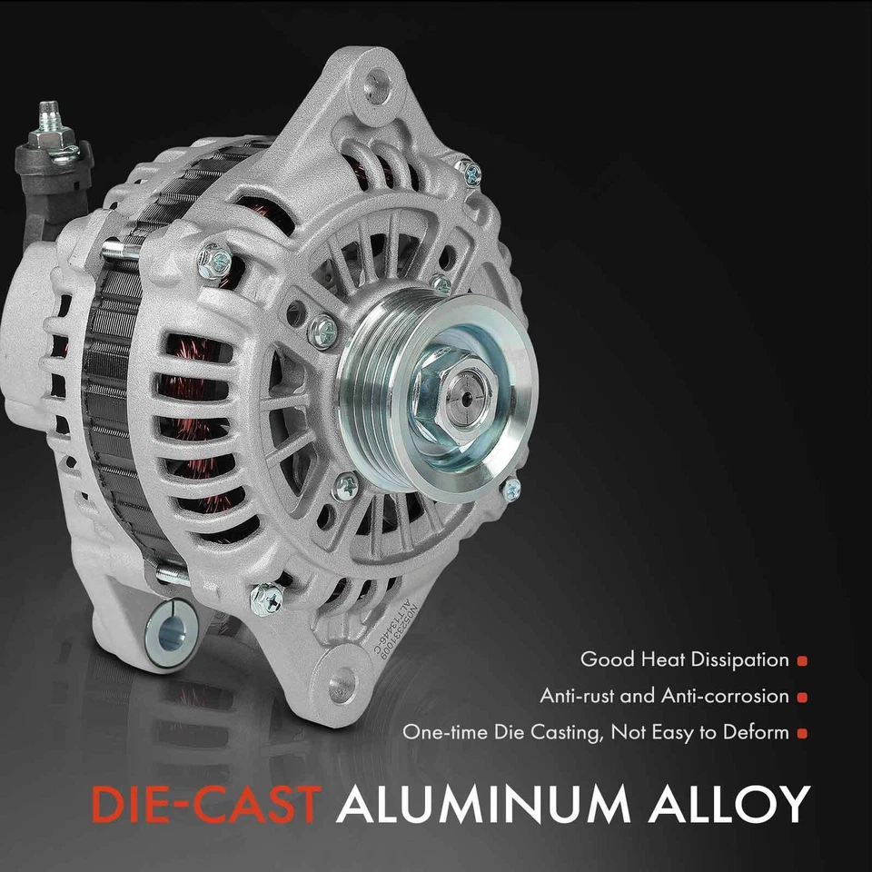 Alternador para Ford Probe 1993-1997 Mazda 626 MX-3 90A 12V CW polea de 5 ranuras Foto 4 de 4