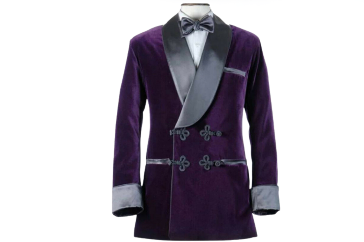 Smoking Velvet Stylish Jacket Suit Dinner PartyTuxedo Blazer Coat