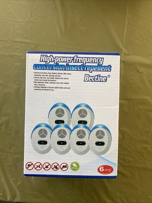 Bectine 6PK High Power Frequency Conversion Insect Repellent Plus Extras