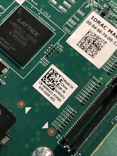 Dell 0WGD1 PowerEdge R740 R740XD System Board Motherboard w/ heatsinks - Picture 4 of 6