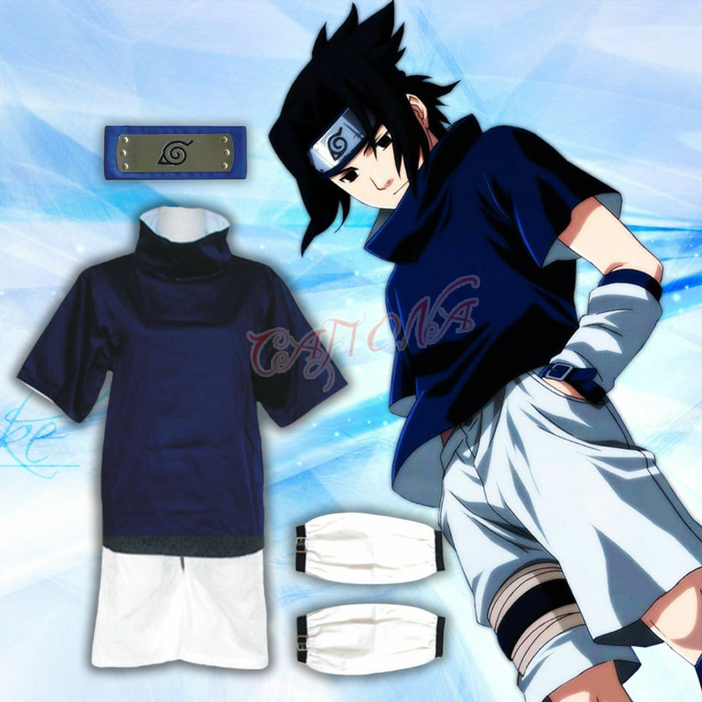 Anime Cosplay Uchiha Sasuke Costumes For Adults Naruto