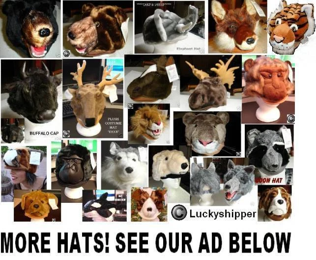 HORSE HAT costume PLUSH cap ADULT jockey Denver bronco broncos broncoes FAST SHP - Image 4 of 4