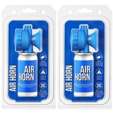 2 Pack 1.4oz Marine Boat Air Horn, Loud Air Horns for Safety, Mini Small Blow...