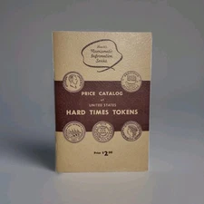 Hewitt's Numismatic Information Series 1978s Price Guide US Hard Times Tokens