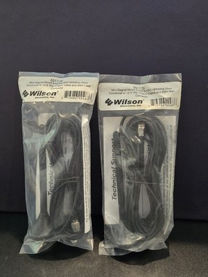 Lot of 2 Wilson Mini Mag Antenna Omni Dir 12.5'' Cable/SMA Male Connect (301126)