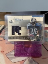 2004 Upper Deck Finite HG BEN TROUPE Rookie Fabrics RC Card #FFR-BT Titans. rookie card picture