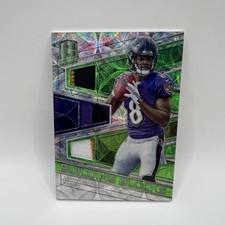 2018 Panini Spectra Building Blocks Green Scope Lamar Jackson #11 /25
