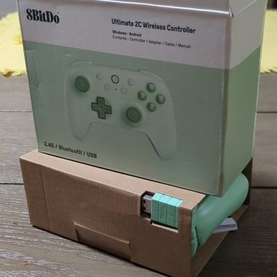 8BitDo Ultimate 2C Wireless Controller Green 2.4G/Bluetooth/USB for PC Android