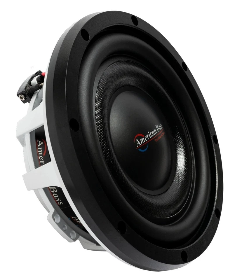 (2) AMERICAN BASS TITANIUM 8” SLIM SHALLOW-MOUNT DUAL 4-OHM SUBWOOFERS (1 PAIR) - Image 3 of 4