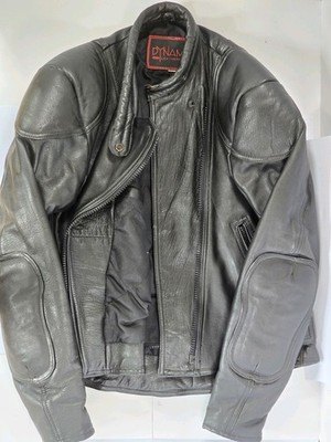 Dynamic Leathers Damen UK 12 Motorrad Lederjacke schwarz