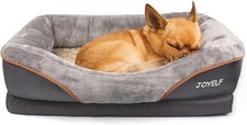 Eco-Friendly Memory Foam Dog Bed with Removable Cover - Perfect for Small Dogs