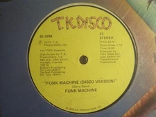 FUNK MACHINE- FUNK MACHINE (DISCO VERSION) 12" ORIG '77 T.K. DISCO VG+ SHRINK!