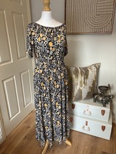 Lascana Women's Maxi Dress Size 10 Floral Long Stretchy