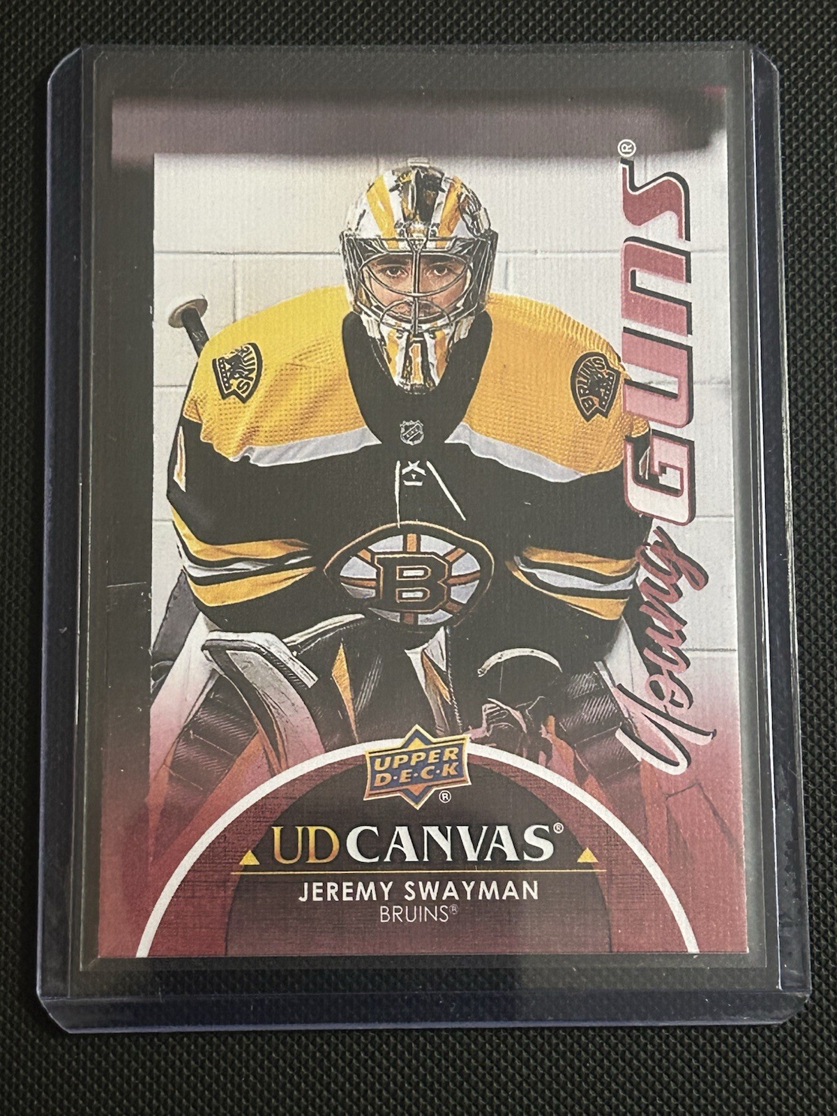 2021-22 Upper Deck Jeremy Swayman Young Guns Canvas #C116 Rookie