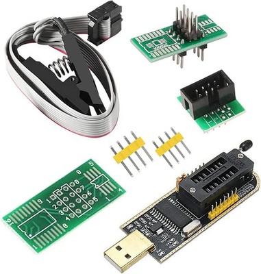 USB Programmer CH341A SOP8 Clip EEPROM BIOS Flash Chip 24CXX 25CXX