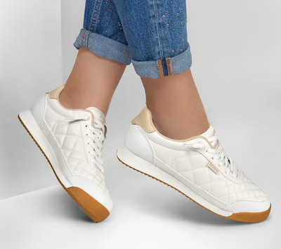 Woman Skechers BOBS Billie - Wild Comfort Sneaker Shoe 114596 White Brand New