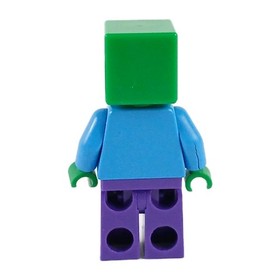 LEGO&reg; ZOMBIE Minifigure&trade; Dark Purple Legs min010 Minecraft