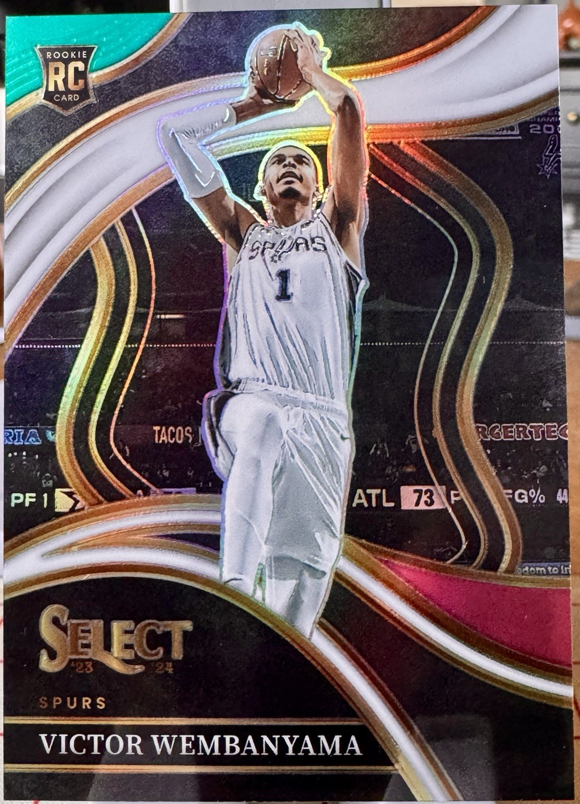 2023-24 Select Courtside Victor Wembanyama Teal White Pink Prizm /49 💥🤯 (RC)
