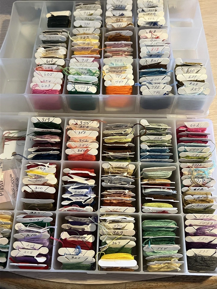 Huge Lot DMC Embroidery Floss Skeins Cross Stitch Thread All Colors READ DESCRIP - Image 2 of 4