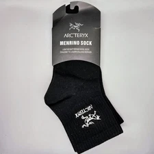 Arc’teryx 3 Pack Socks Lightweight Black NEW